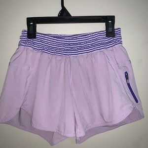 Lululemon purple tracker shorts